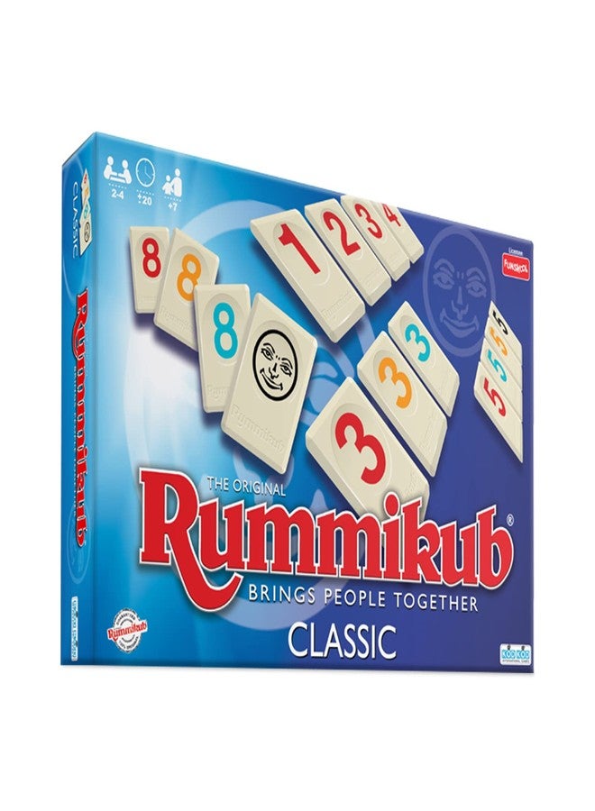 Funskool Original Rummikub Number, Classic Tile Game for Kids, 2-4 Players, Educational, Fun & Engaging, Perfect for Family Game Nights, Fast-Paced and Easy to Learn, Gift Set for Kids, Ages 7+ Years - Image 1